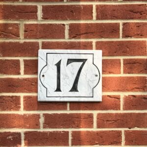 17 house sign
